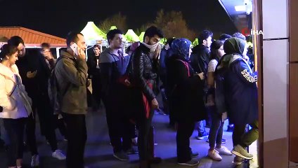 Konya Otogarında öğrenci yoğunluğu