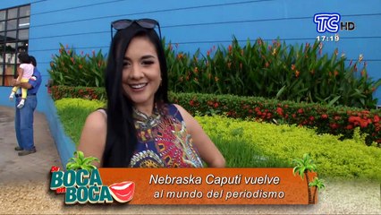 VIDEO | ¡Nebraska Caputi cambiada totalmente! Regresa como reportera