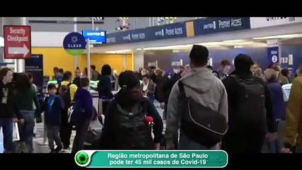 Região metropolitana de São Paulo pode ter 45 mil casos de Covid-19