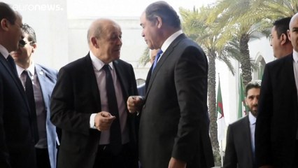 لودريان يبحث في الجزائر قضايا ثنائية والملف الليبي