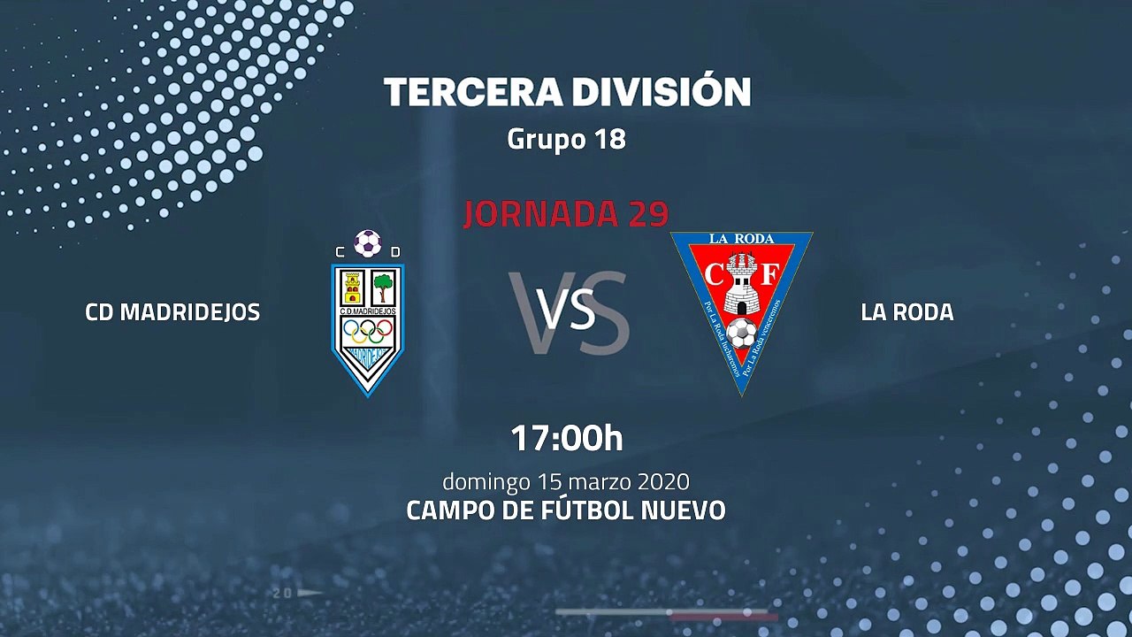 Previa partido entre CD Madridejos y La Roda Jornada 29 Tercera División