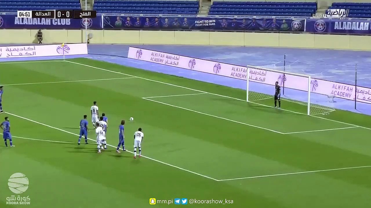 ملخص واهداف فوز العدالة على الفتح 1-0 في الدوري السعودي