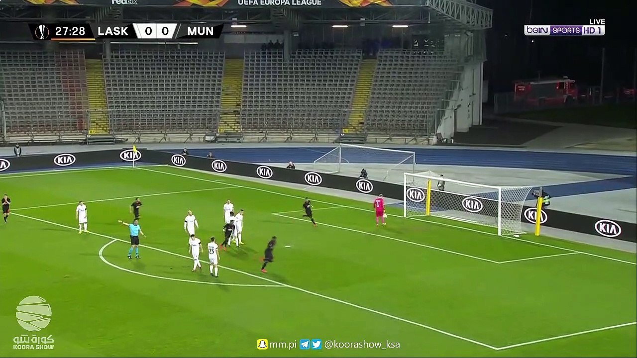 ملخص واهداف فوز مانشستر يونايتد على لاسك النمساوي في الدوري الاوربي 5-0