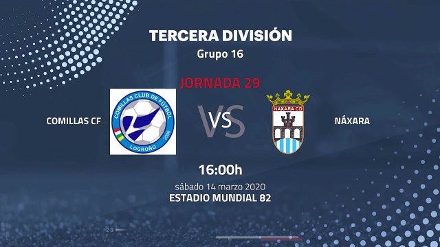 Previa partido entre Comillas CF y Náxara Jornada 29 Tercera División