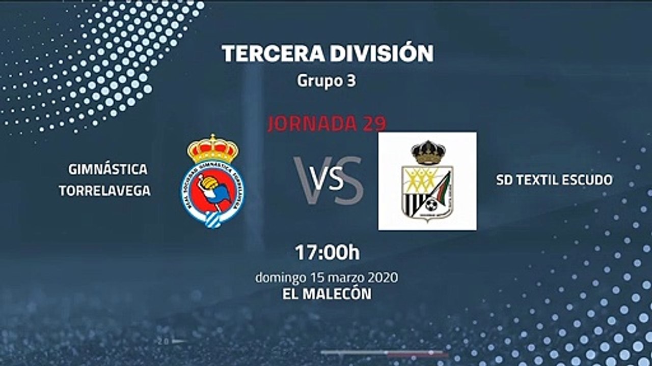 Previa partido entre Gimnástica Torrelavega y SD Textil Escudo Jornada 29 Tercera División