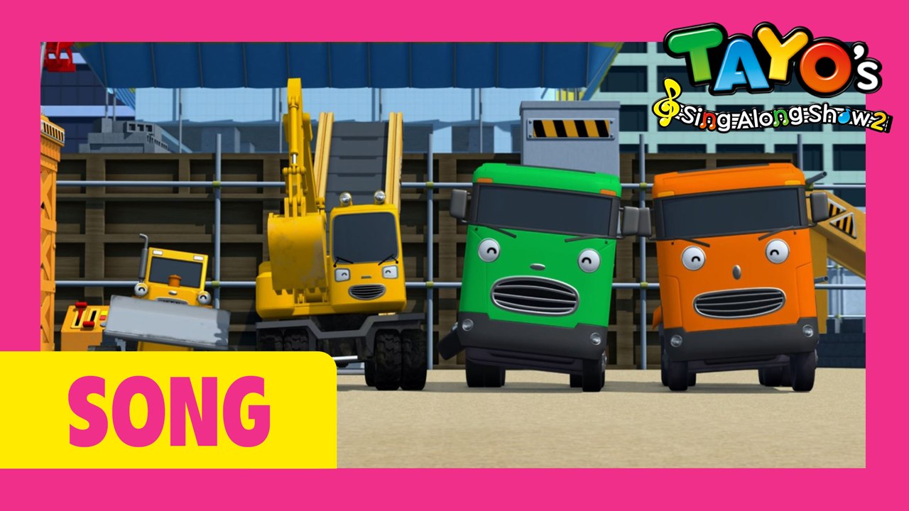 Ep.10 Strong Heavy Vehicles Clang Clang Bang Bang l Tayo's sing along show 2 l  l Tayo the Little Bus