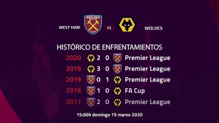 Previa partido entre West Ham y Wolves Jornada 30 Premier League
