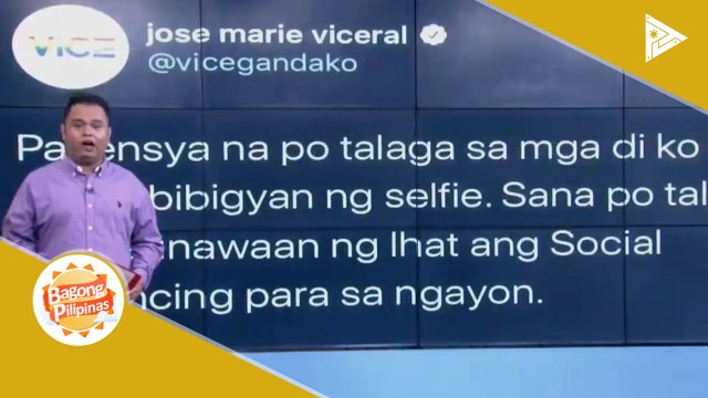FIFIRAZZI: Vice Ganda, humingi ng paumanhin sa gagawing 'social distancing' dahil sa COVID-19