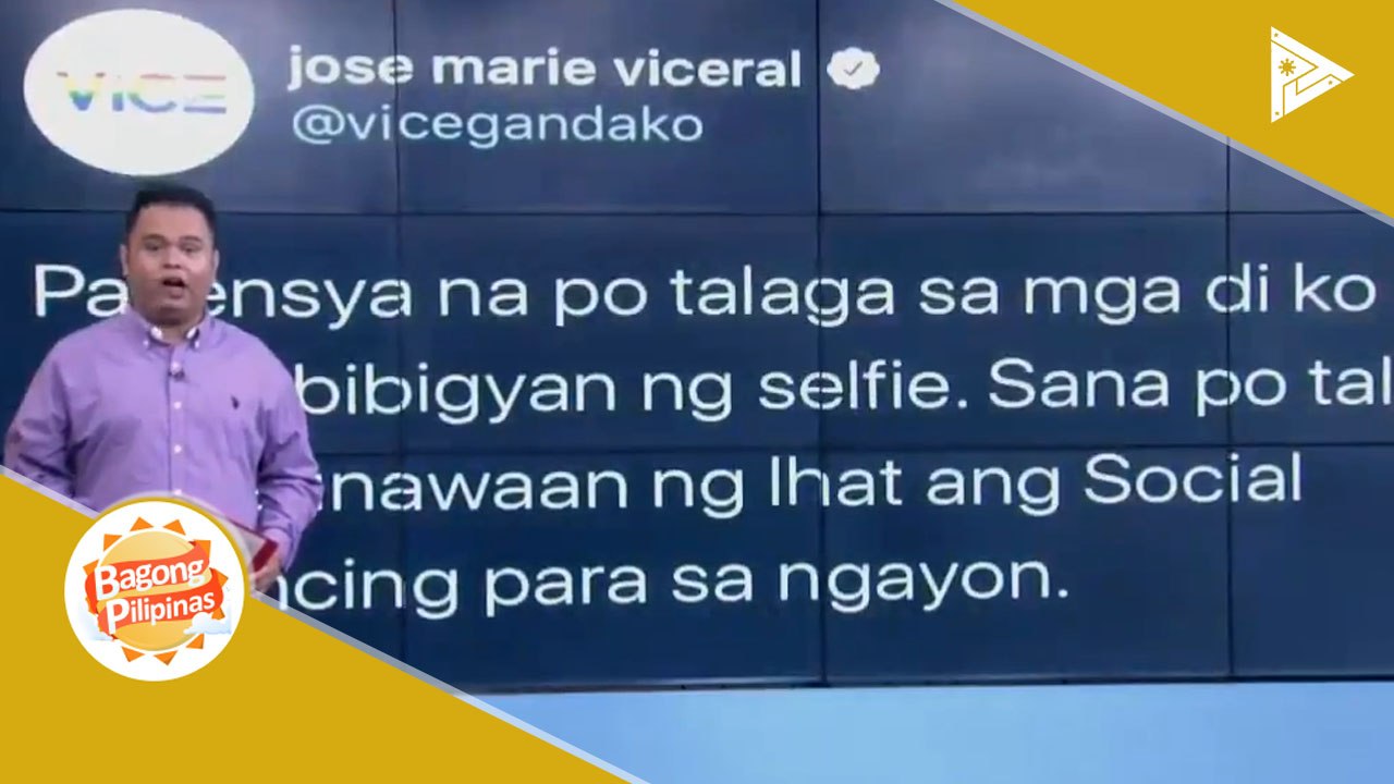FIFIRAZZI: Vice Ganda, humingi ng paumanhin sa gagawing 'social distancing' dahil sa COVID-19