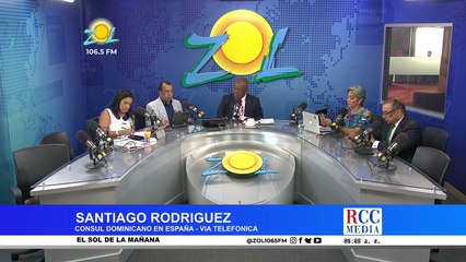 Santiago Rodríguez cónsul dominicano en España, comenta medidas de prevención en Madrid