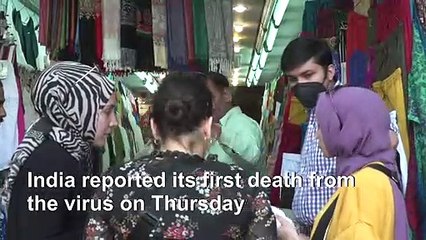 India reports first coronavirus death amid new restrictions