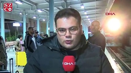 Malataya'da tren yolunda Corona Virüs tatili yoğunluğu