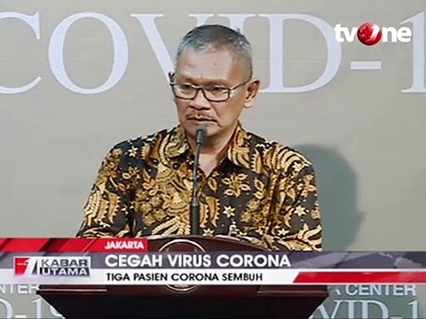 3 Pasien Positif Covid 19 Sembuh dan Diperbolehkan Pulang