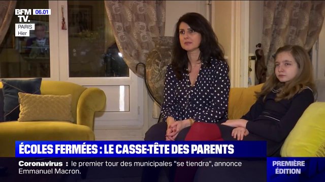 Coronavirus: le casse-tête des parents face à la fermeture des écoles