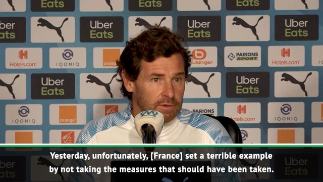 Villas-Boas not happy with France's response to coronavirus
