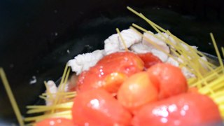 Spaghettis dinde tomates recette  cookeo