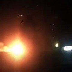 عناصر ميليشيا الحشد الشعبي يصرخون "ياعلي " أثناء القصف الأمريكي على مقراتهم في العراق 13/3/2020