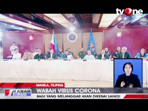 Imbas Corona, Duterte Putuskan Isolasi Filipina