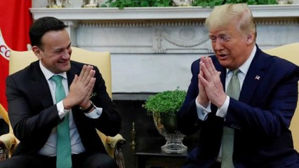 Doanld Trump meet Irish PM Leo Varadkar and greets him with Namaste | Namaste | Oneindia Kannada