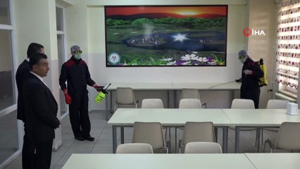Bingöl’de okullar dezenfekte edildi