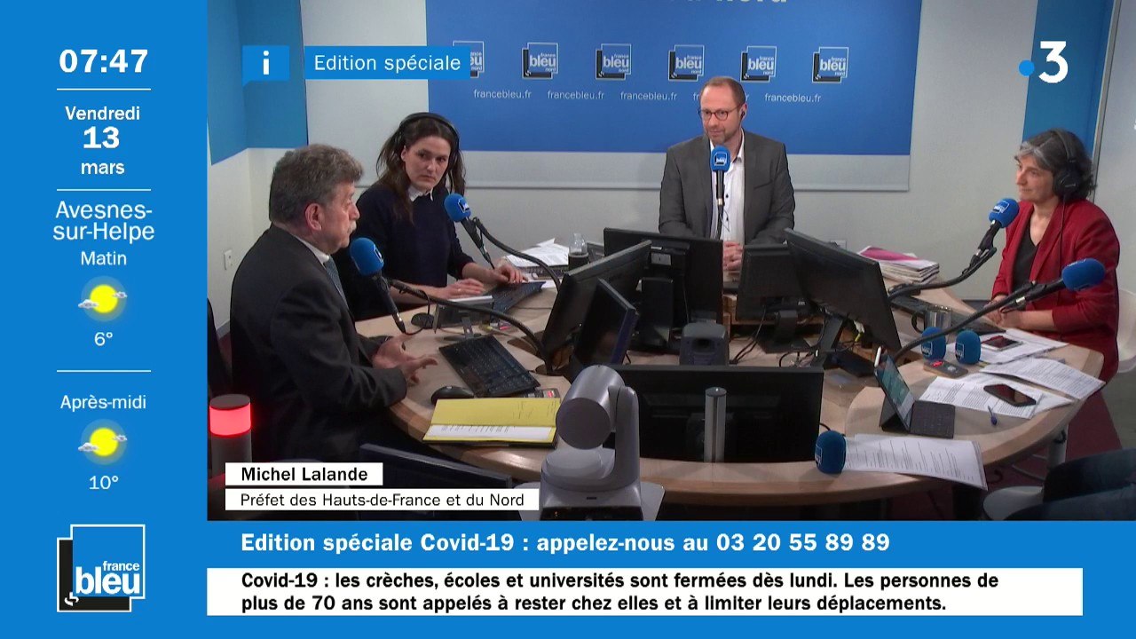 Coronavirus : "Il faut se mettre en ordre de bataille", estime Michel Lalande, le préfet des Hauts de France