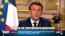Quelle formule Emmanuel Macron a-t-il répétée trois fois hier ?... Relevez le quiz du Professeur Magnien ! - 12/03