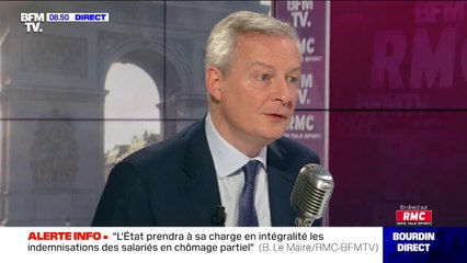 Bruno Le Maire: "Nous aiderons toutes les entreprises dans lesquelles l'État a une participation"