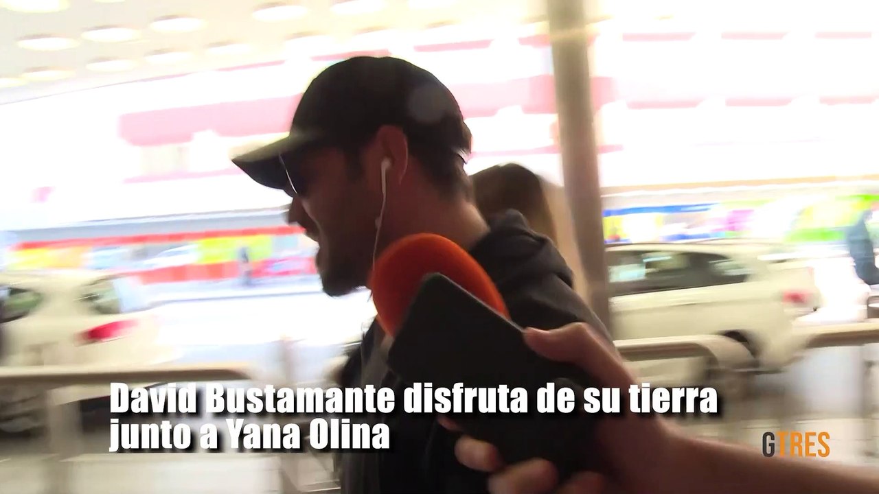 David Bustamante y Yana Olina se escapan a Cantabria