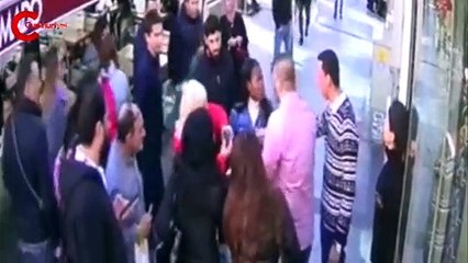 Şişli'de ortalığı birbirine kattı! O anlar kamerada