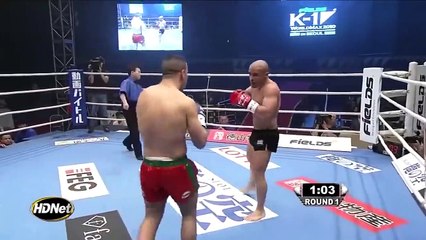 THE MOST MAD BATTLE IN K-1 HISTORY:  Mike Zambidis vs Shahid Oulad El Hajj