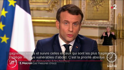 Coronavirus : les mesures chocs d'Emmanuel Macron