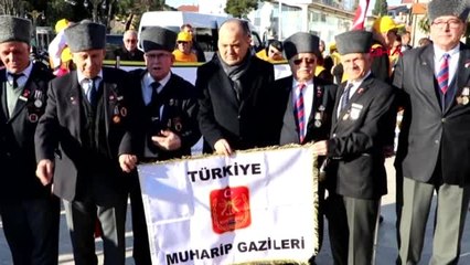 Tekirdağ'dan Çanakkale'ye 57'nci Alay yürüyüşü başladı