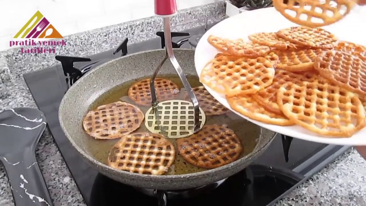 YENİ TATLI!! 1 BARDAK UNLA TÜM AİLE İÇİN BOL BOL ÇITIR BALLI TATLI -Yemek Tarifleri