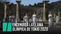 Encendida la llama olímpica de Tokio 2020