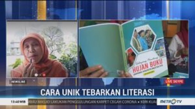 Cara Unik Komunitas Hujan Buku Tebarkan Literasi