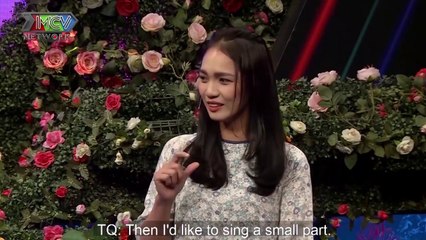 Soldier flirts a pretty girl by using a sad song