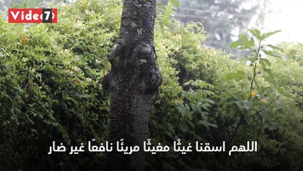 شاهد.. دعاء نزول المطر اللهم اسقنا غيثًا مغيثًا مريئًا نافعًا غير ضار