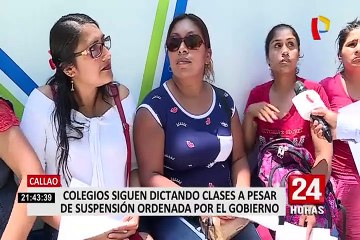 Télécharger la video: Colegios siguen dictando clases a pesar de suspensión ordenada por coronavirus