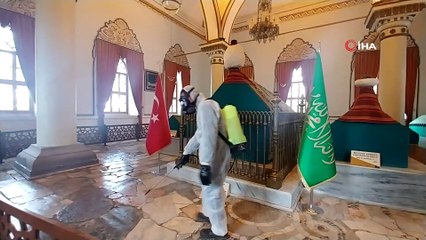 Bursa’da çarşılar,alt geçitler ve müzeler dezenfekte ediliyor