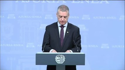 Urkullu declara emergencia sanitaria en Euskadi