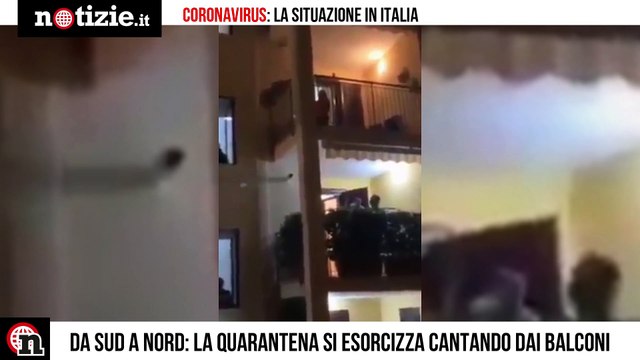 Coronavirus, l'Italia canta dai balconi durante la quarantena | Notizie.it