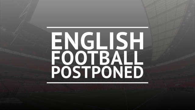 English football suspended until April 3