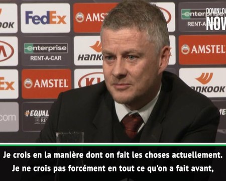 Man. U - Solskjaer : Je pense être l'homme de la situation