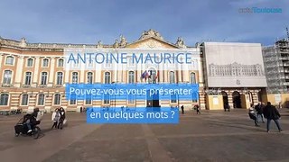 Antoine Maurice, candidat d'Archipel citoyen, pour les Municipales à Toulouse