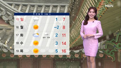 주말 전국 꽃샘추위…휴일 곳곳 비·눈