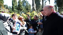CUMHURBAŞKANI ERDOĞAN ANNE VE BABASININ MEZARINI ZİYARET ETTİ