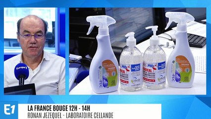 La France bouge : Ronan Jezequel, PDG laboratoire Cellande : spécialiste de l’hygiène des mains et des produits d’entretien écologiques, depuis 1982 à Saint-Vincent-en-Bresse