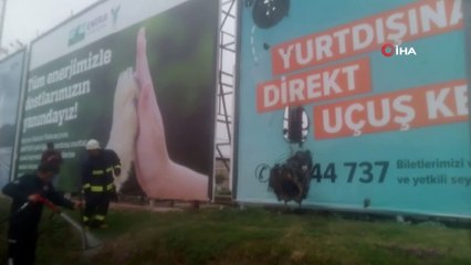 Antalyaspor Hasan Subaşı tesisleri sahasındaki yangın korkuttu