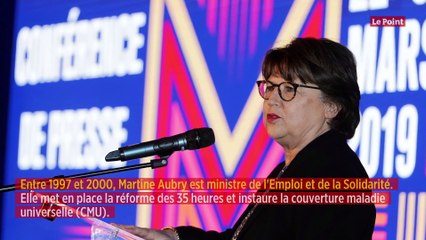 Le portrait politique de Martine Aubry