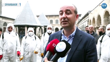 Diyarbakır’da Cuma Namazı Öncesi Camilerde Corona Temizliği